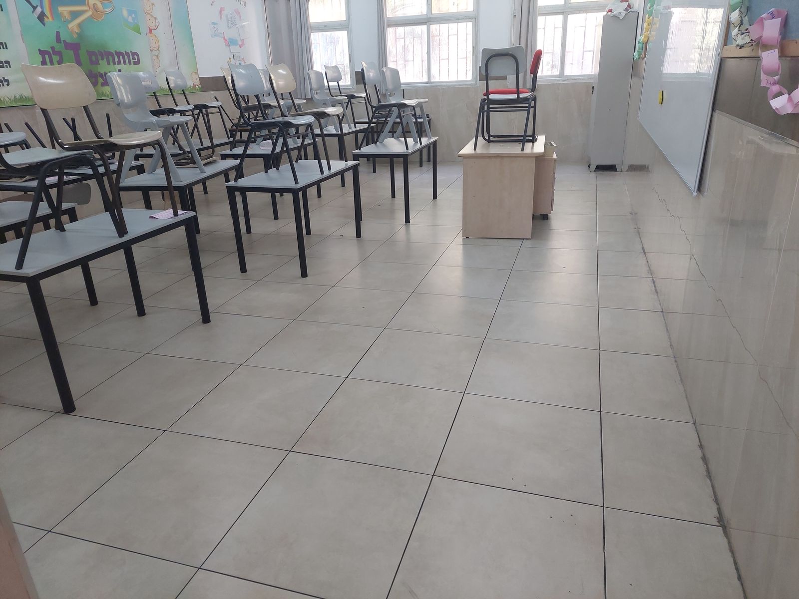 ניקיון בית ספר פיתוחי חותם — שלב 2